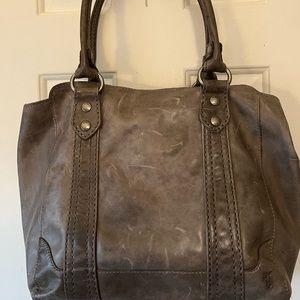 Frye purse/bag light grey